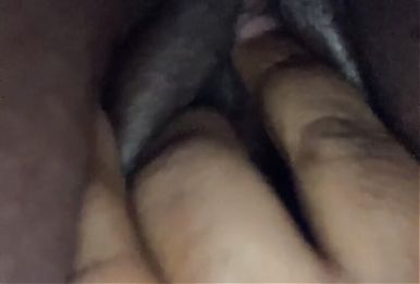 Dirty ebony playing with herself